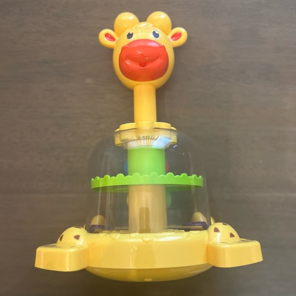 Push and Spin Ball Spinner Toy for Toddlers - Picture 4 of 6